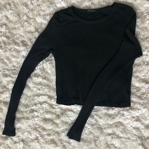 Black Brandy Melville long sleeve shirt